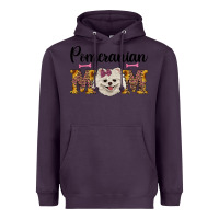 Plum western mom pomeranian Heavyweight Hoodie - RanaPortraitStore
