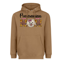 Toasted Coconut western mom pomeranian Heavyweight Hoodie - RanaPortraitStore