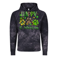 Cloud Black happy st. patricks day paws Vintage Hoodie - Artiststas