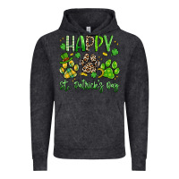 Vintage Black happy st. patricks day paws Vintage Hoodie - Artiststas