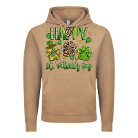 Vintage Coffee happy st. patricks day paws Vintage Hoodie - Artiststas