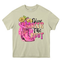 Mossy give cancer the boot Heavy Core Tee - FaDigitalArtStudio