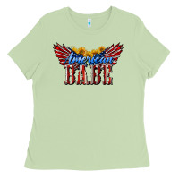 Matcha American Babe With Sunflowers Ladies Tee - LillyAllenDesigns