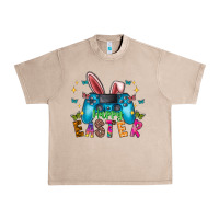 French Oak Happy Easter Gamer Urban Heavy Tee - CowhideDigitalArt