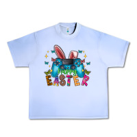 Grape Ice Happy Easter Gamer Urban Heavy Tee - CowhideDigitalArt