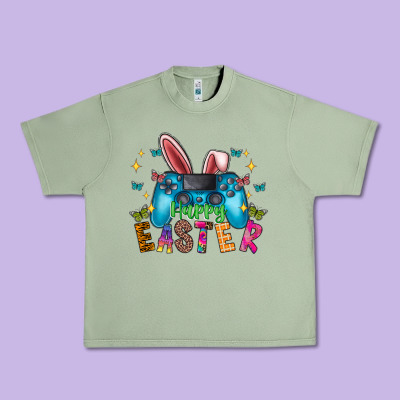 Happy Easter Gamer Urban Heavy Tee Designed By Cowhidedigitalart