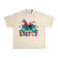 Sandshell Happy Easter Gamer Urban Heavy Tee - CowhideDigitalArt