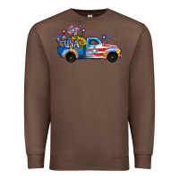 Chestnut USA 4th of July Sunflower Truck Premium Sweatshirt - Jasminsmagicworld