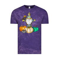 Cloud Purple Happy Fall Vintage Tee - CowhideDigitalArt