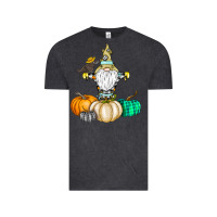 Vintage Black Happy Fall Vintage Tee - CowhideDigitalArt