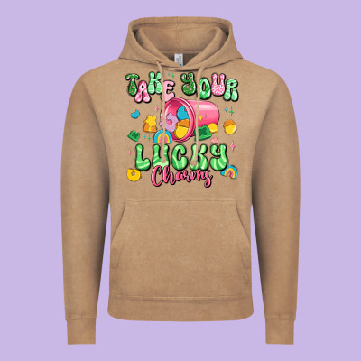 Take Your Lucky Charms St Patricks Vintage Hoodie Designed By Artiststas