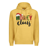 Antique Gold honey claus christmas Premium Hoodie - BarkalooDesign
