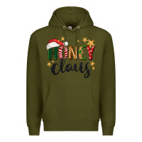 Army Green honey claus christmas Premium Hoodie - BarkalooDesign