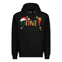 Black honey claus christmas Premium Hoodie - BarkalooDesign