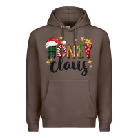 Coffee honey claus christmas Premium Hoodie - BarkalooDesign