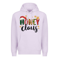 Lilac honey claus christmas Premium Hoodie - BarkalooDesign