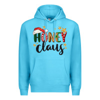 Ocean Blue honey claus christmas Premium Hoodie - BarkalooDesign