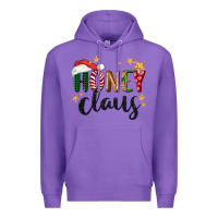 Purple honey claus christmas Premium Hoodie - BarkalooDesign