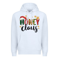 White honey claus christmas Premium Hoodie - BarkalooDesign