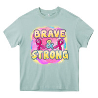Arona brave and strong cancer Heavy Core Tee - FaDigitalArtStudio