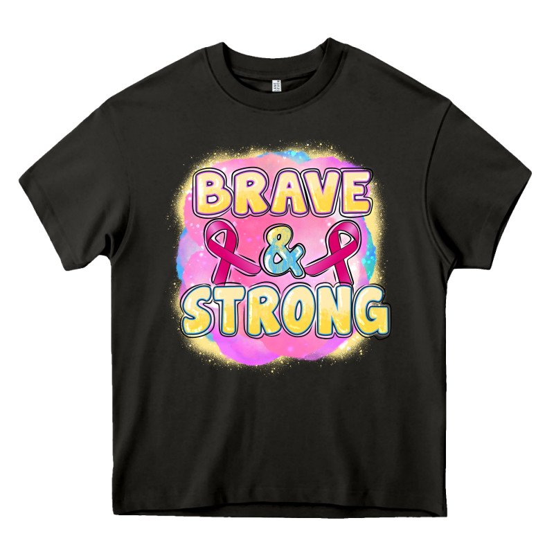 Brave And Strong Cancer Heavy Core Tee by FaDigitalArtStudio | Teevron
