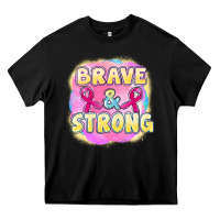 Black brave and strong cancer Heavy Core Tee - FaDigitalArtStudio