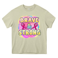 Mossy brave and strong cancer Heavy Core Tee - FaDigitalArtStudio