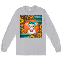 Moon Dust charolais cow Long Sleeve Tee - LillyAllenDesigns
