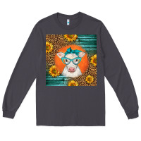 Smoke charolais cow Long Sleeve Tee - LillyAllenDesigns