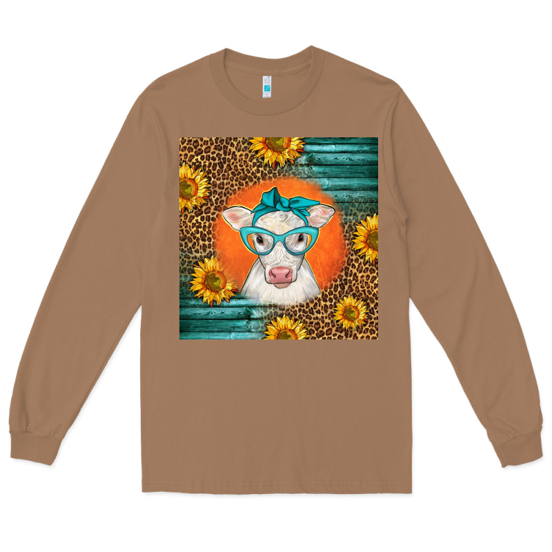 Charolais Cow Long Sleeve Tee by LillyAllenDesigns | Teevron
