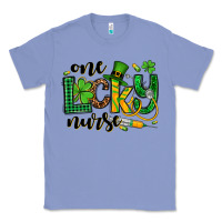 Colony Blue St. Patrick's Day One lucky Nurse Classic Tee - OliviaCreatesArt