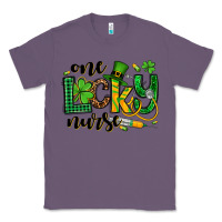 Lavender St. Patrick's Day One lucky Nurse Classic Tee - OliviaCreatesArt