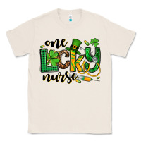 Natural St. Patrick's Day One lucky Nurse Classic Tee - OliviaCreatesArt