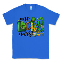 True Royal St. Patrick's Day One lucky Nurse Classic Tee - OliviaCreatesArt