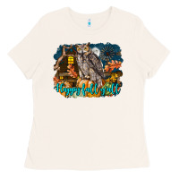 Bone Happy Fall Y'all Owl Ladies Tee - LillyAllenDesigns