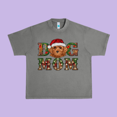 Christmas  Toy Poodle Dog Mom Urban Heavy Tee Designed By Ranaportraitstore