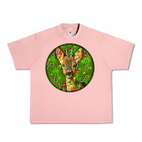Salmon red brocket deer christmas Urban Heavy Tee - LillyAllenDesigns