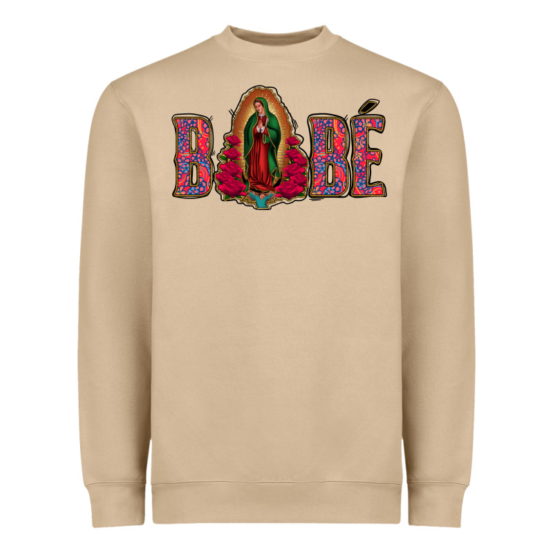 Bebe Our Lady Of Guadalupe Heavyweight Sweatshirt by Jasminsmagicworld | Teevron