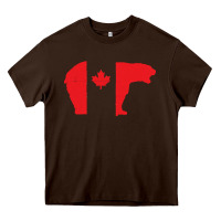 Chocolate Brown canada t shirt love canada bear proud canadian canada day t shirt Heavy Core Tee - baoMotion