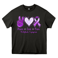 Asphalt Peace Love Cure Odgkins Lympoma Heavy Core Tee - Jasminsmagicworld