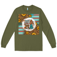 Army Green western fall mama Long Sleeve Tee - LillyAllenDesigns