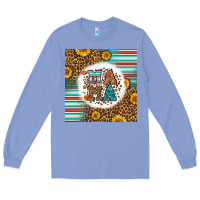 Colony Blue western fall mama Long Sleeve Tee - LillyAllenDesigns