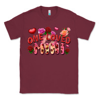 Burgundy One loved mini Valentine's Day Classic Tee - FaDigitalArtStudio