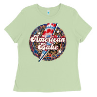 Matcha Western American Babe Patriotic Ladies Tee - LillyAllenDesigns