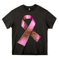 Asphalt Breast Cancer ribbon Heavy Core Tee - FaDigitalArtStudio