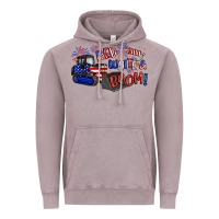 Red White And Boom Vintage Hoodie | Teevron
