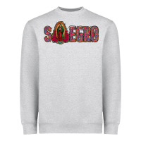 Heather Grey Suegro Our Lady Of Guadalupe Heavyweight Sweatshirt - Jasminsmagicworld