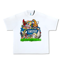White Easter truck Urban Heavy Tee - CowhideDigitalArt