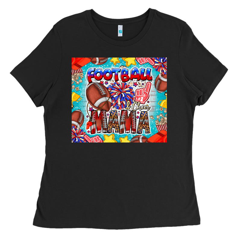 Football Mama Ladies Tee by CowhideDigitalArt | Teevron