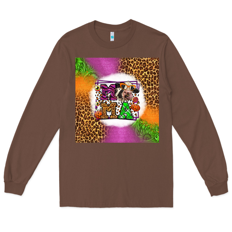 Halloween Cow Mama Long Sleeve Tee by LillyAllenDesigns | Teevron